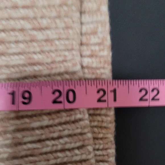 Madewell Womens Medium Tan Cowl Neck Sweater Vest Sleeveless Cutaway Merino Wool - Picture 8 of 8